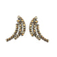 Wing Bling - Brass - Paparazzi Earring Image