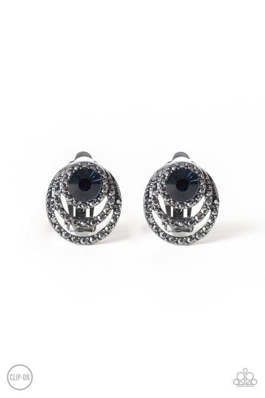 Epic Epicenter - Blue - Paparazzi Earring Image