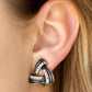Twirling Twinkle - Black - Paparazzi Earring Image