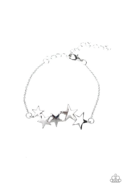 Paparazzi Bracelet ~ All-Star Shimmer - Silver