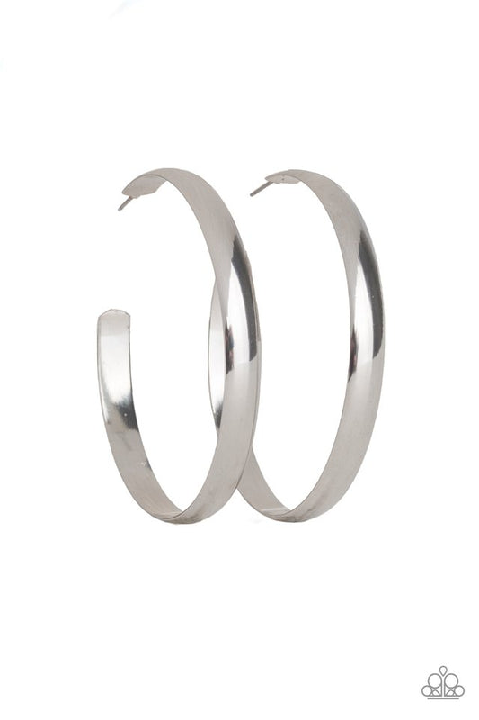 Making Laps - Silver - Paparazzi Earring Image