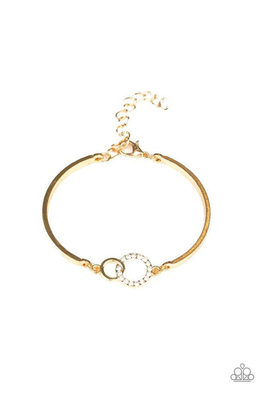 Paparazzi Bracelet ~ Simple Sophistication - Gold