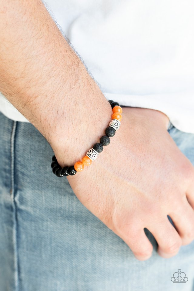 Proverb - Orange - Paparazzi Bracelet Image