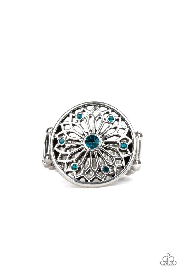 Paparazzi Ring ~ Mandala Magnificence - Blue