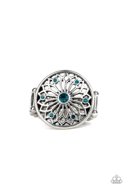 Paparazzi Ring ~ Mandala Magnificence - Blue