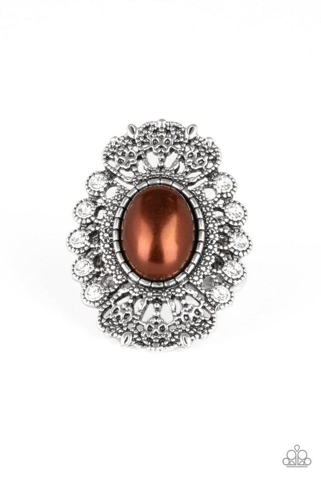 Paparazzi Ring ~ Radiantly Regal - Brown