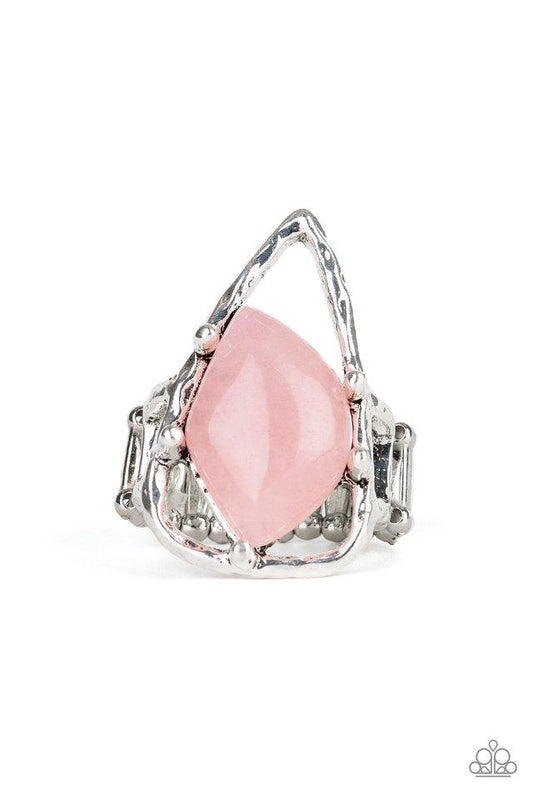Paparazzi Ring ~ Get The Point - Pink