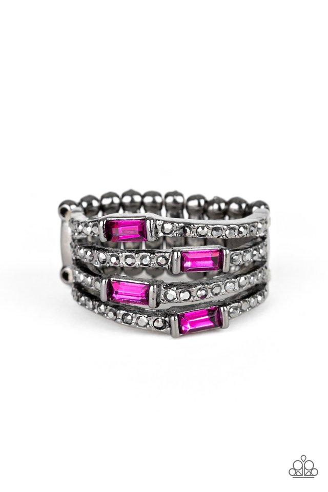 Paparazzi Ring ~ Royal Reflections - Pink