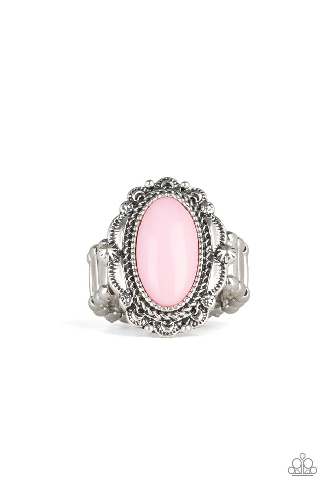 Malibu Majestic - Pink - Paparazzi Ring Image