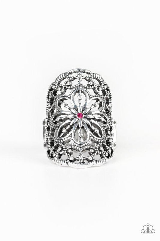 Paparazzi Ring ~ Majestic Mandala - Pink