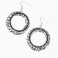 Cinematic Shimmer - Black - Paparazzi Earring Image