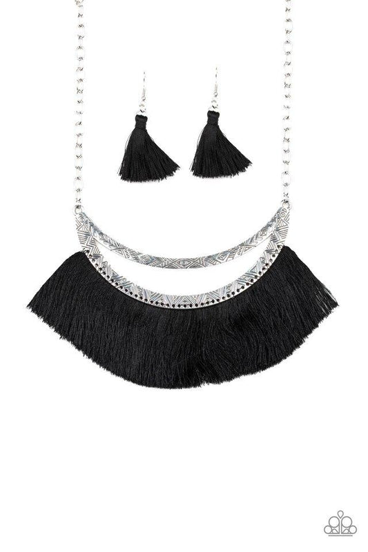 Paparazzi Necklace ~ The MANE Event - Black