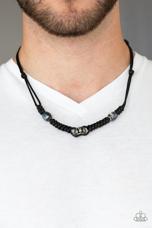 Beach Break - Black - Paparazzi Necklace Image