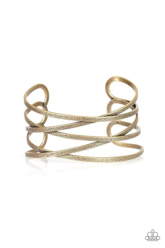 Paparazzi Bracelet ~ Karmic Connection - Brass