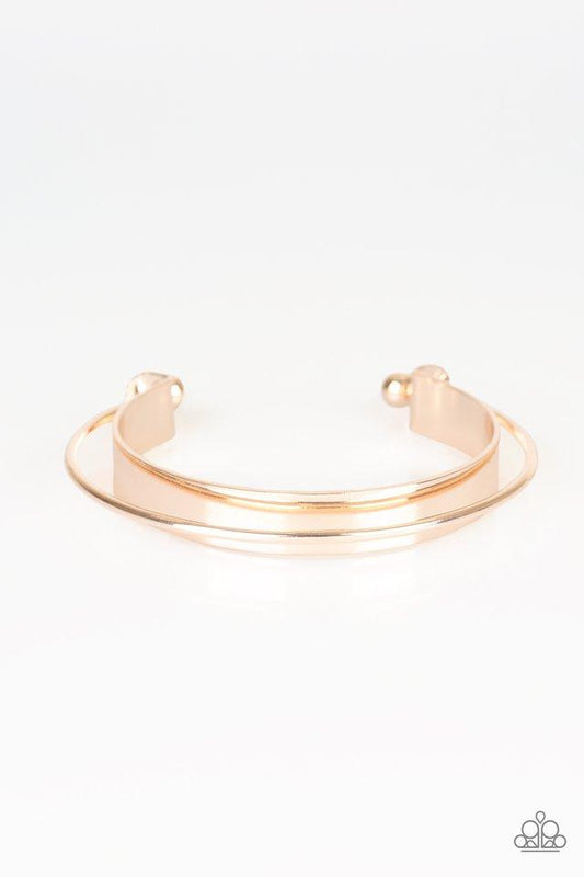 Paparazzi Bracelet ~ Avant-MOD - Rose Gold
