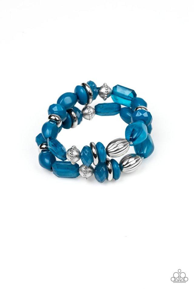 Paparazzi Bracelet ~ Beach Brunch - Blue