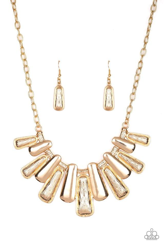 Paparazzi Necklace ~ MANE Up - Gold