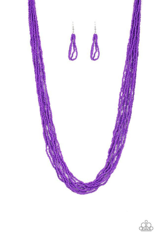 Paparazzi Necklace ~ Congo Colada - Purple