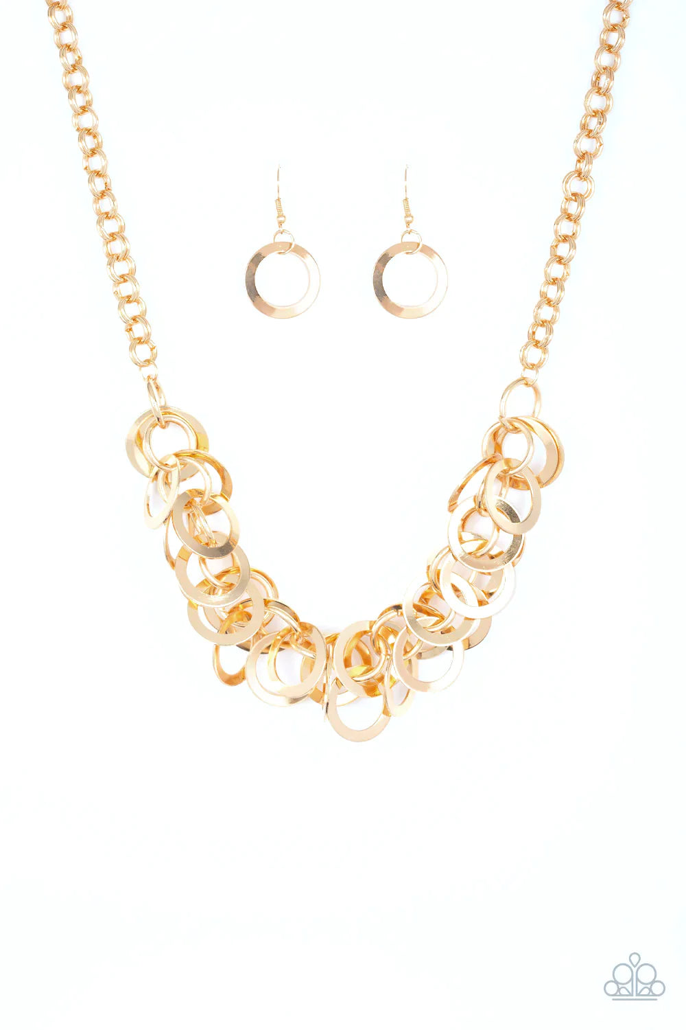 Paparazzi Necklace ~ Ringing In The Bling -Gold