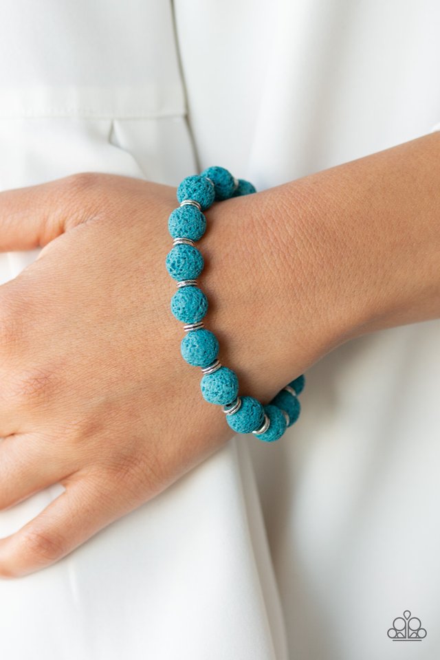 Luck - Blue - Paparazzi Bracelet Image