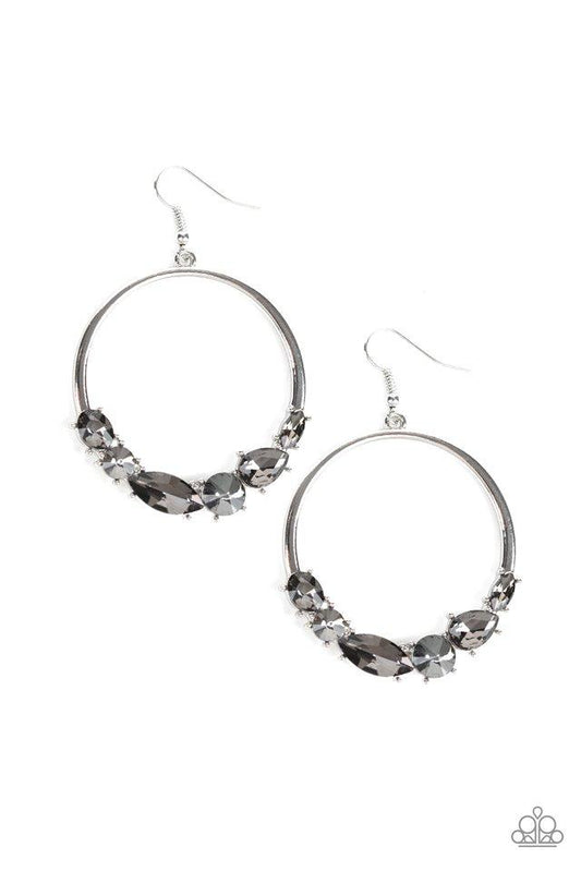 Paparazzi Earring ~ Legendary Luminescence - Silver