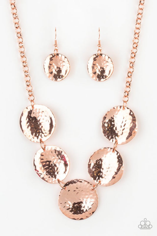 First Impressions - Copper - Paparazzi Necklace Image