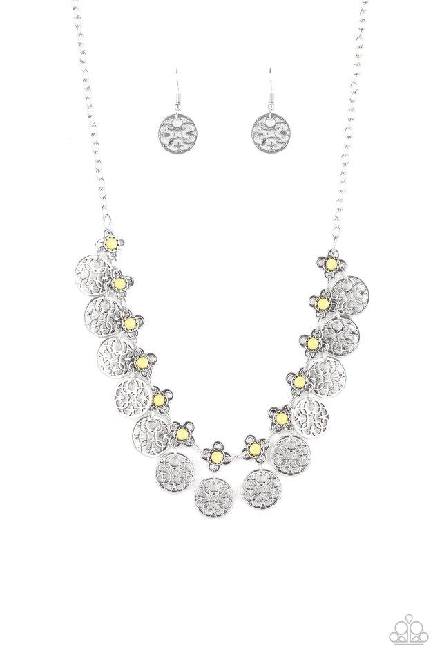 Paparazzi Necklace ~ Mandala Movement - Yellow