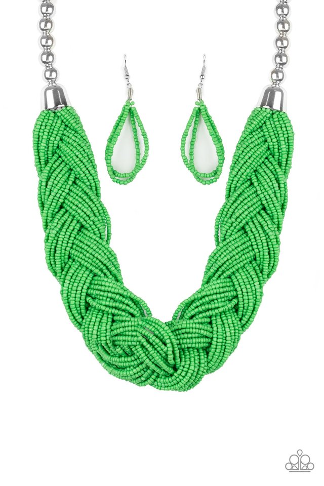 The Great Outback - Green  - Paparazzi Necklace Image