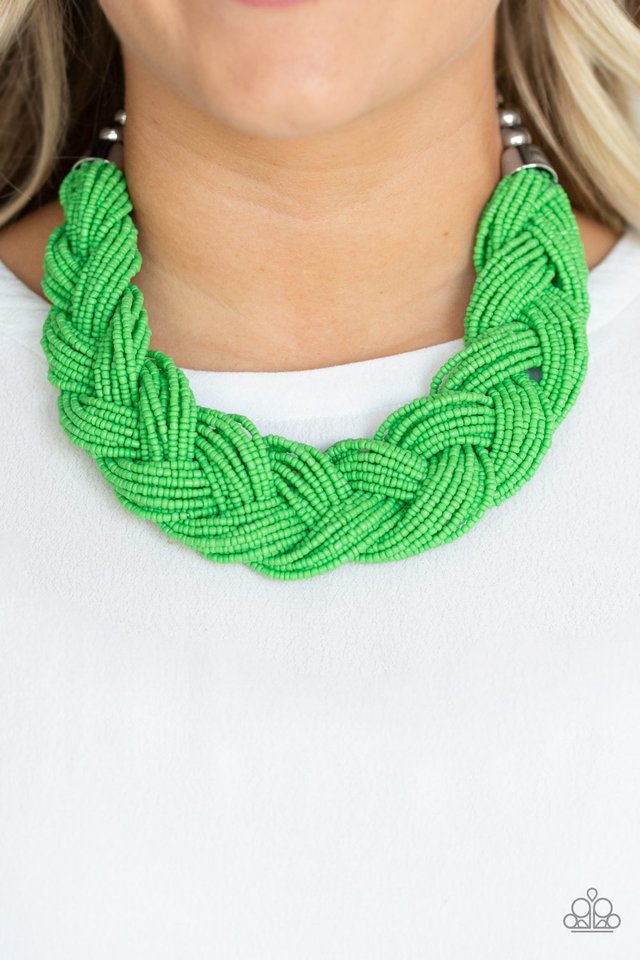 The Great Outback - Green  - Paparazzi Necklace Image