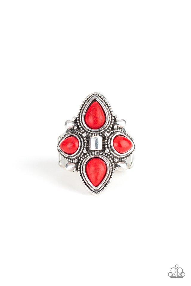 Paparazzi Ring ~ Dune Runner - Red