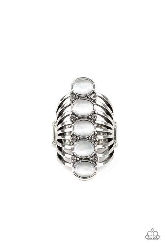 BLING Your Heart Out - White - Paparazzi Ring Image