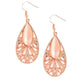 Glowing Tranquility - Copper - Paparazzi Earring Image