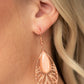 Glowing Tranquility - Copper - Paparazzi Earring Image