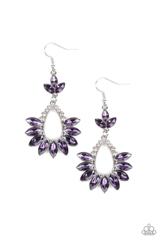 Paparazzi Earring ~ Extra Exquisite - Purple