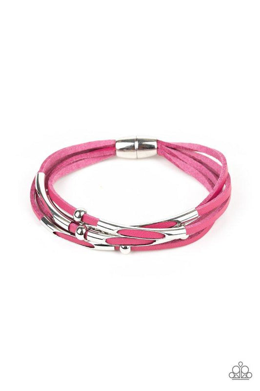 Paparazzi Bracelet ~ Modern Magnetism - Pink