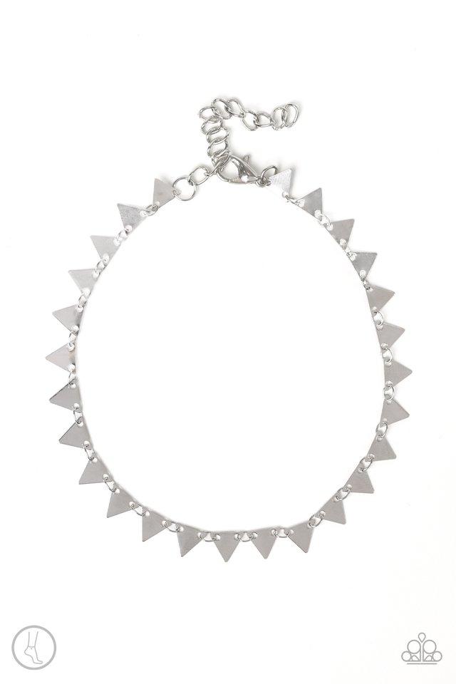 Paparazzi Bracelet ~ Sand Shark - Silver