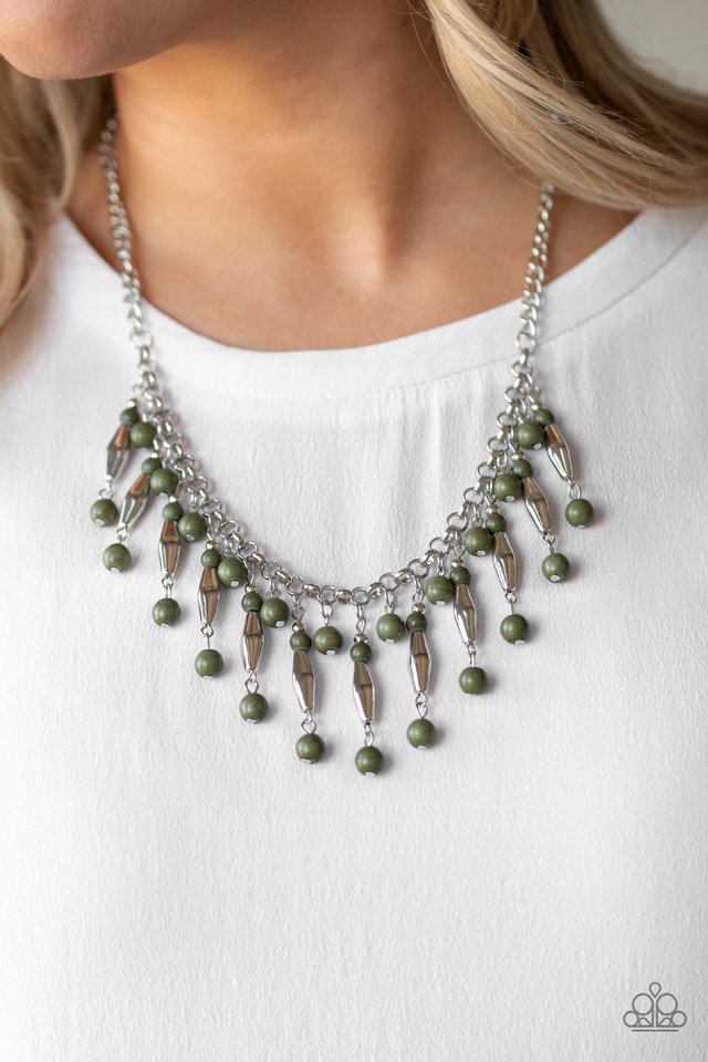 Earth Conscious - Green - Paparazzi Necklace Image