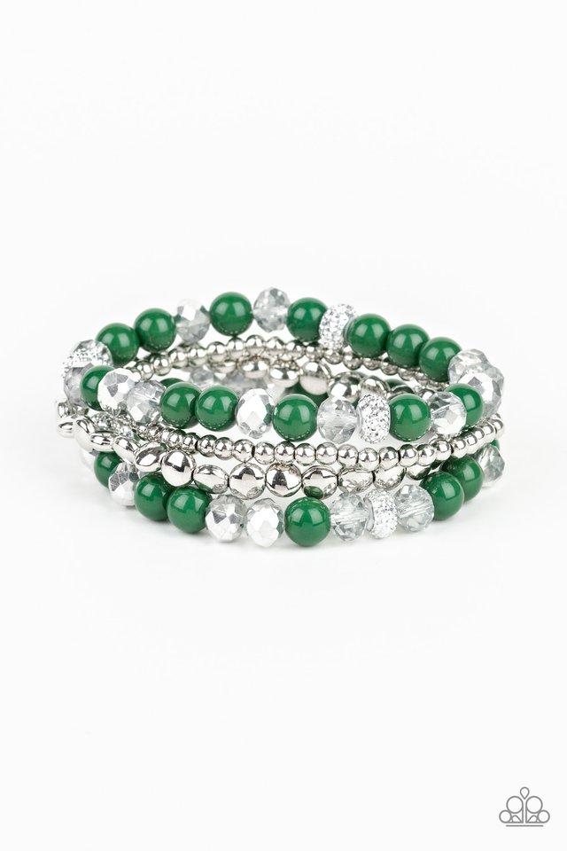 Paparazzi Bracelet ~ Socialize - Green