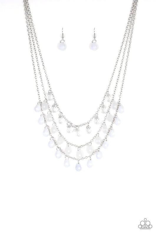 Paparazzi Necklace ~ Melting Ice Caps - White