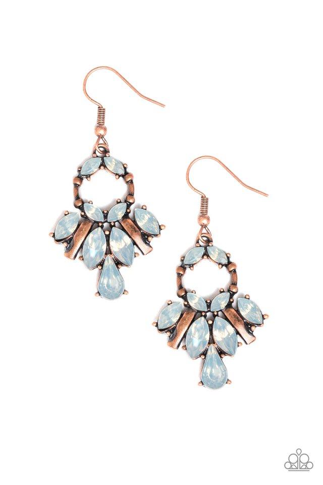 Paparazzi Earring ~ Glowing Allure - Copper