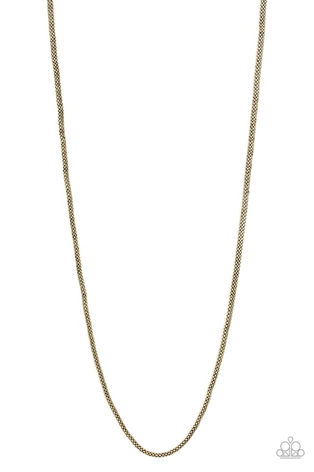 Underground - Brass - Paparazzi Necklace Image