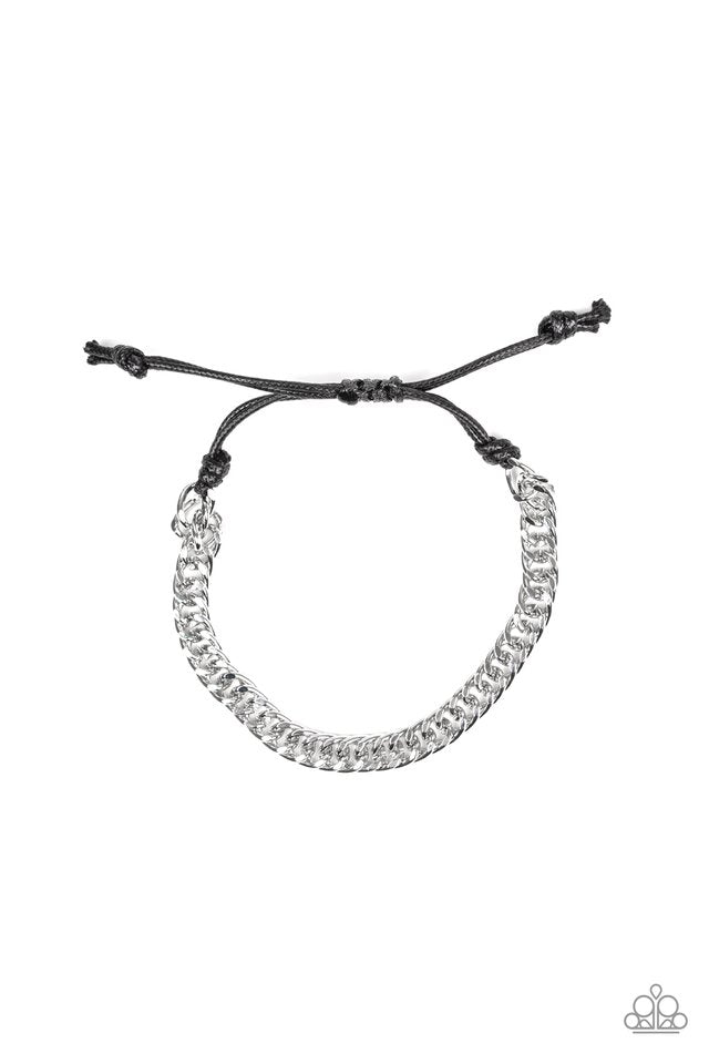 AWOL - Silver - Paparazzi Bracelet Image