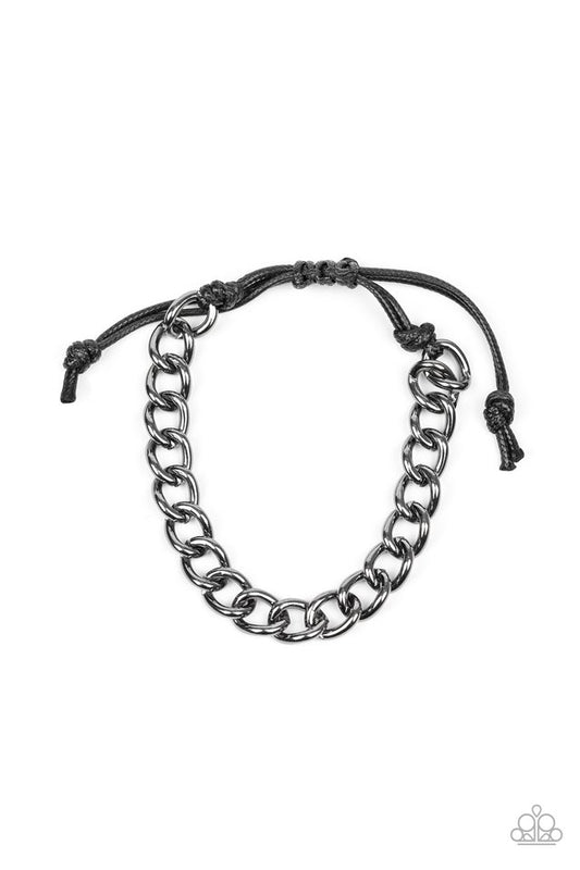 Sideline - Black - Paparazzi Bracelet Image