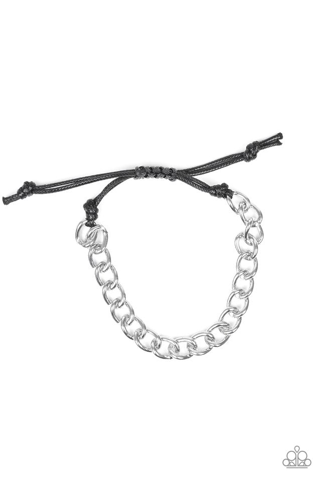 Sideline - Silver - Paparazzi Bracelet Image