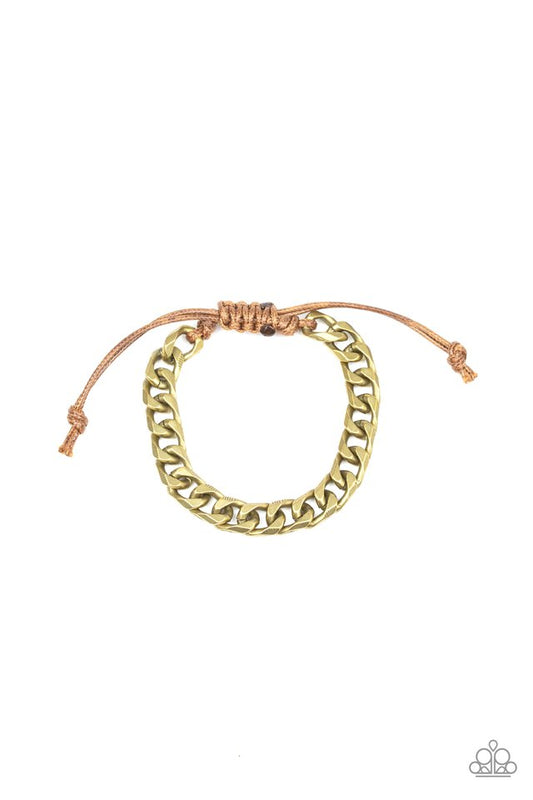 Rulebreaker - Brass - Paparazzi Bracelet Image