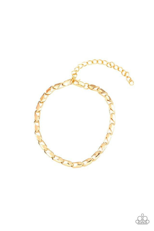 Paparazzi Bracelet ~ K.O. - Gold