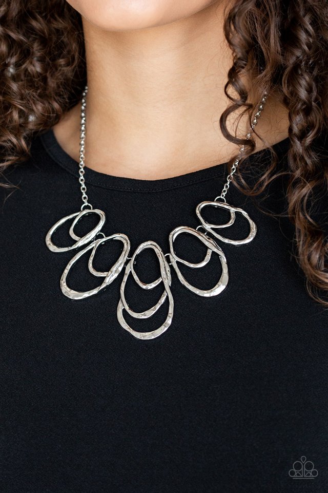 Terra Storm - Silver - Paparazzi Necklace Image