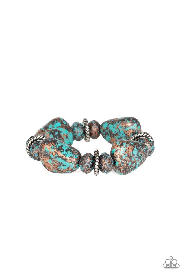 Paparazzi Bracelet ~ Stone Age Envy - Multi