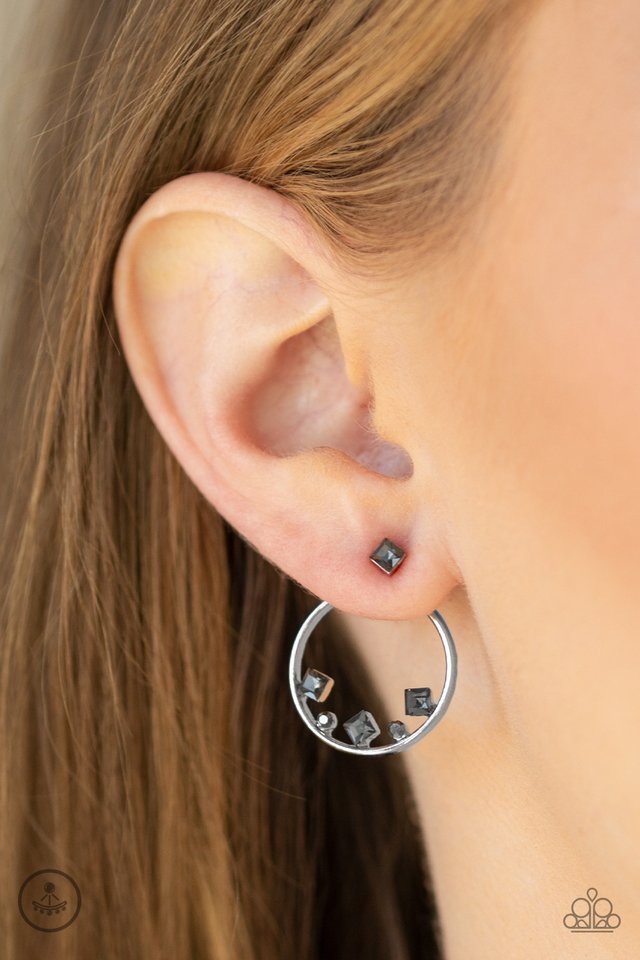 Top-Notch Twinkle - Silver - Paparazzi Earring Image