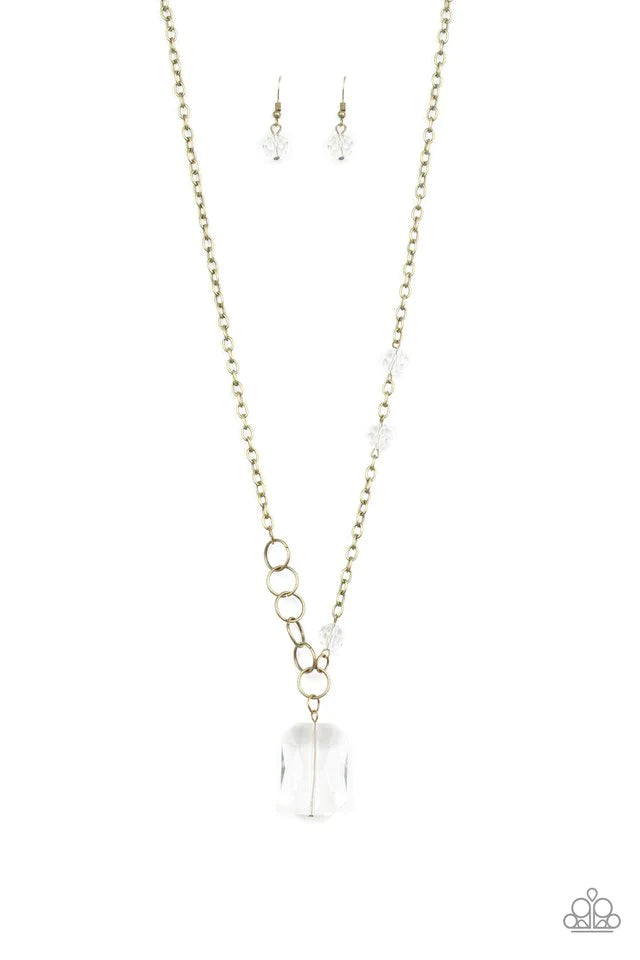 Paparazzi Necklace ~ Never a Dull Moment - Brass